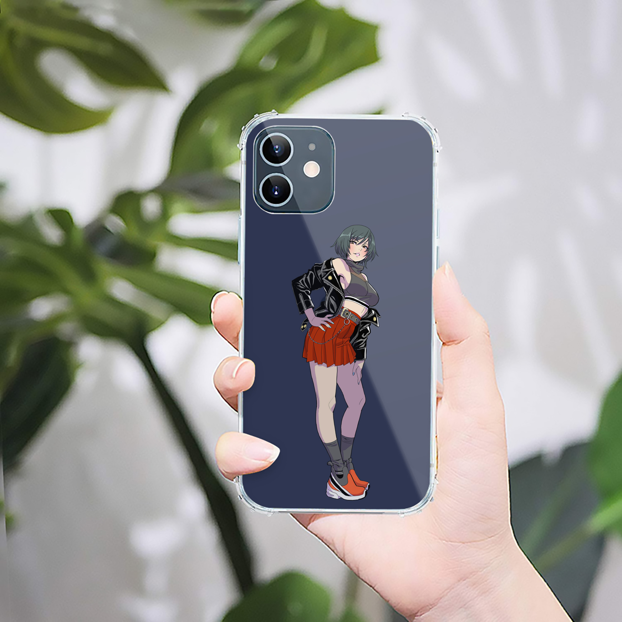 （画像用） 呪術廻戦 Jujutsu Kaisen 【iPhone 12シリーズ対応】透明スマホケース（クリアソフトケース）
